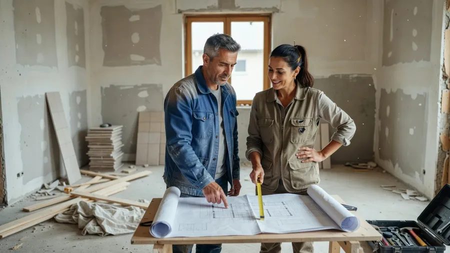 Mon Cercle BTP, votre cercle professionnel pour la rénovation de votre habitation illustré dans une scène éditoriale